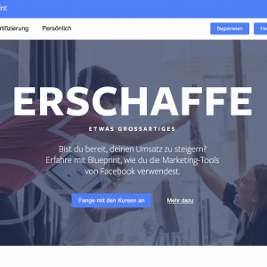 Facebook Blueprint – 5 kostenlose digitale Fortbildungen